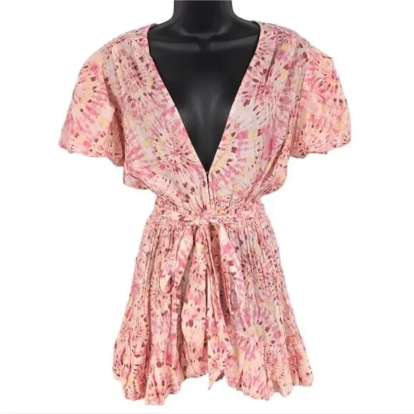 MISA Los Angeles Eloise Mini Dress Puff Sleeve - Picture 3 of 13